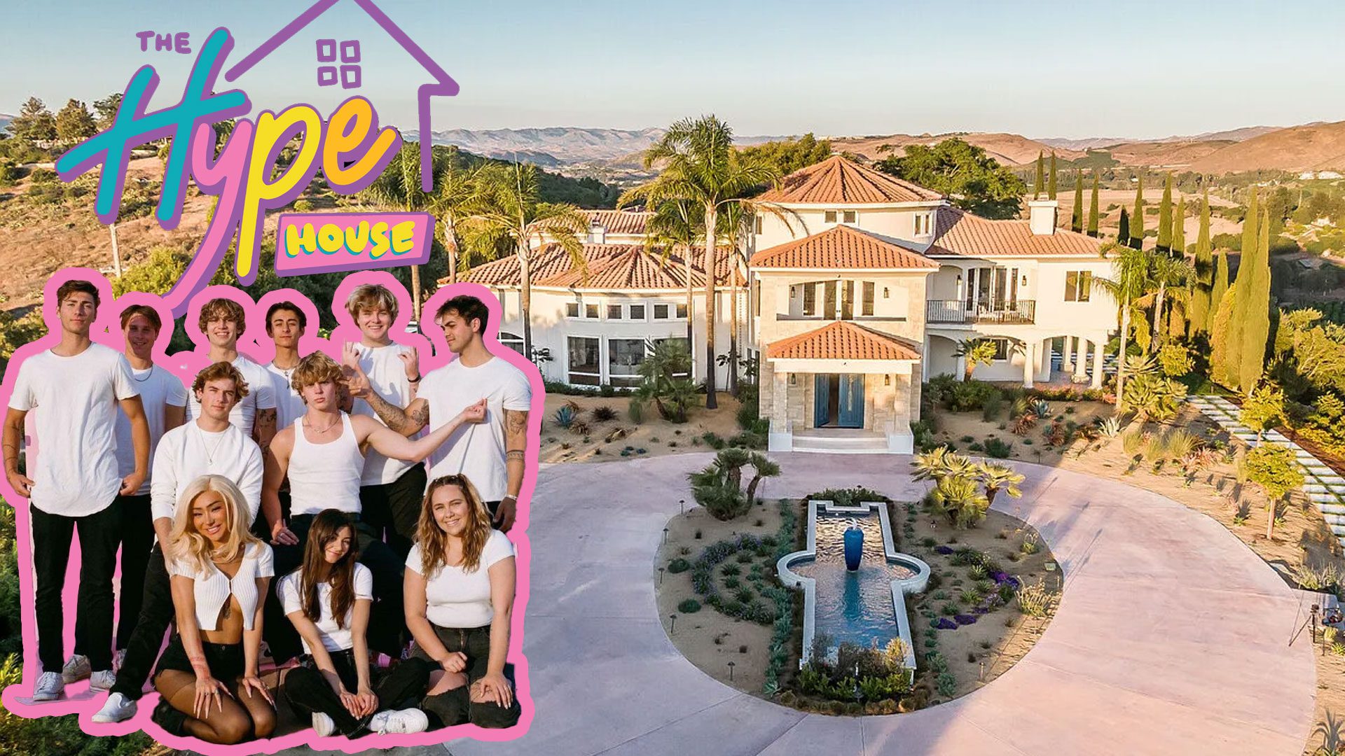 The Hype House Mansion in Moorpark, California Famous House