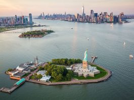 Liberty Island Statue of Liberty in New York City