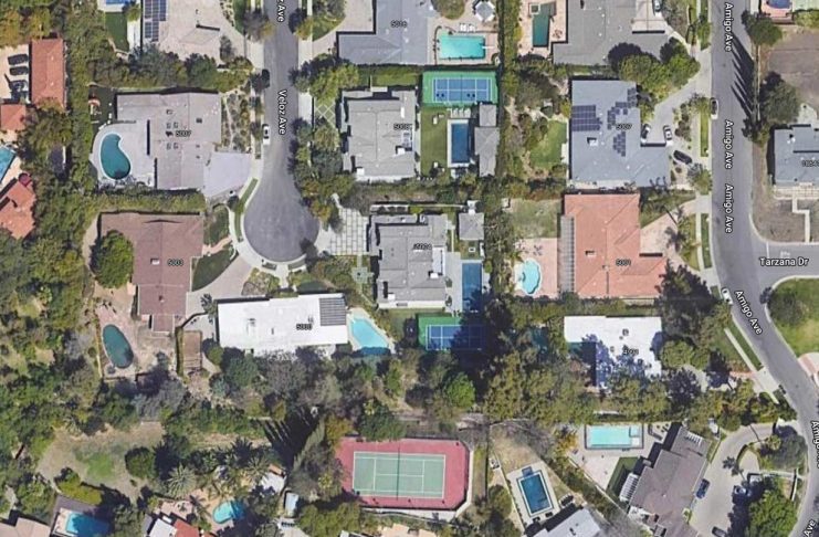 Rosanna Pansino Former Home Tarzana LA Google Maps Location