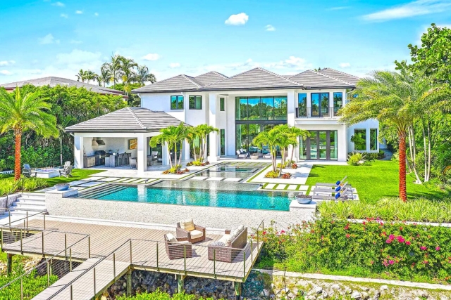 Dustin Johnson's Florida Jupiter House Exterior