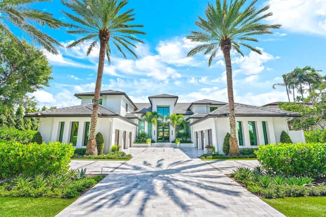 Dustin Johnson's Florida Jupiter House Exterior