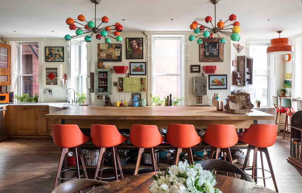 Jimmy Fallon's Former Home (34 Gramercy Park E Apartment) Inside Kitchen