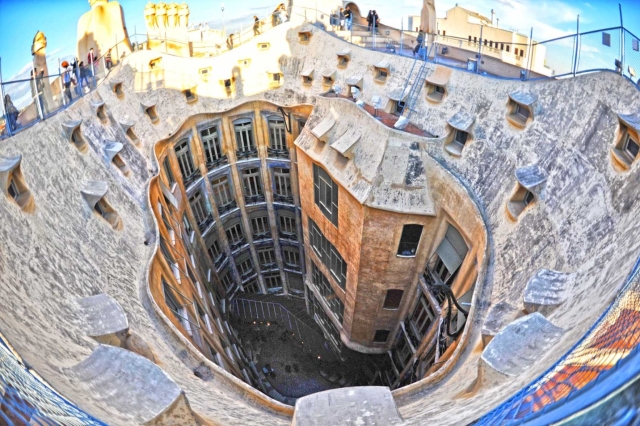 Casa Mila (La Pedrera) Roof and Inside