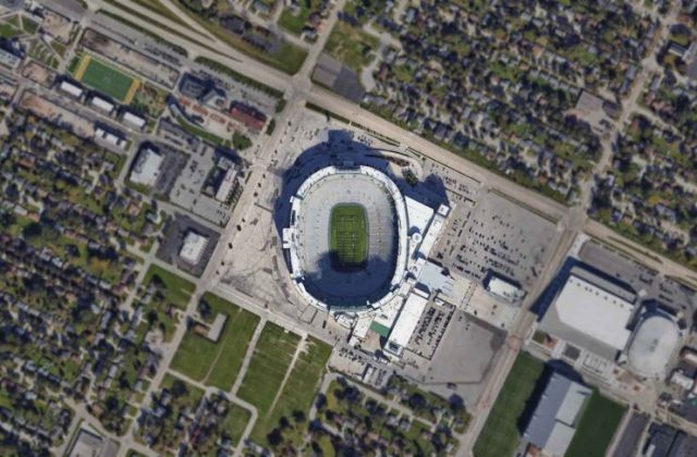 Packers Lambeau Field Stadium Google Satellite Map Location Image View