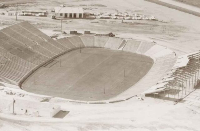 Packers Stadium Lambeau Field Initial-First While The Stadium is Being Built (1957 Historical Photo), Source: Packers.com