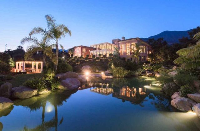 Scooter Braun's House (Villa Tragara) in Montecito, Santa Barbara, California