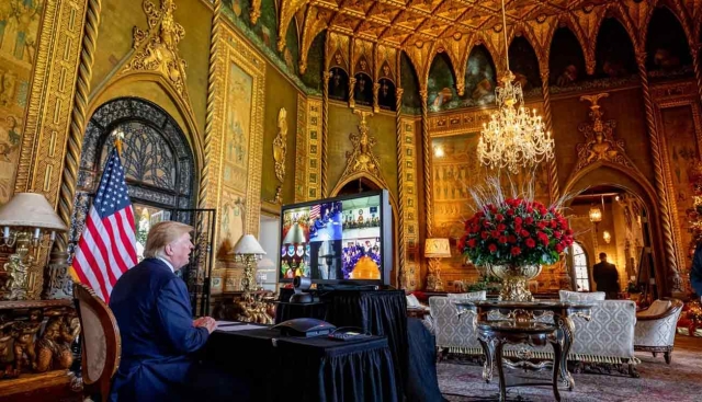 Donald Trump's Mar-a-Lago House Inside in Palm Beach, Florida