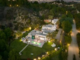 Kanye West Beverly Hills Home Aerial View