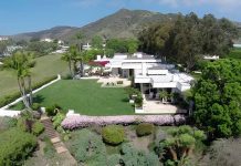 Simon Cowell House Aerial View