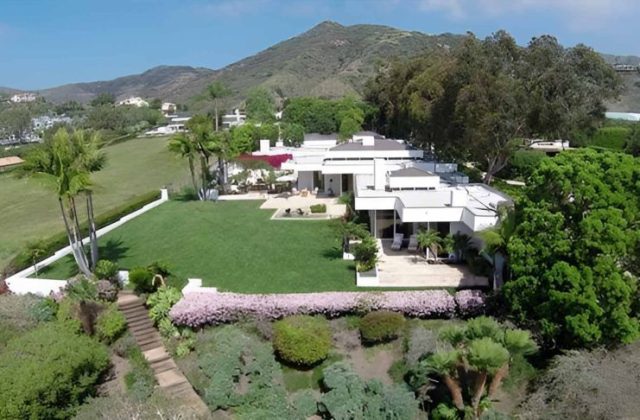 Simon Cowell House Aerial View