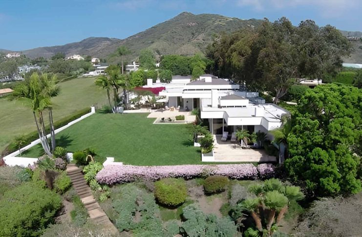 Simon Cowell House Aerial View