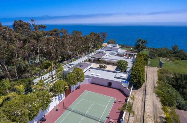 Simon Cowell House Aerial View